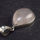 Symbol of Love and Beauty!! Natural Rose Quartz Pendant In 925 Silver From Brazil - 1.3" - 5.3 Grams