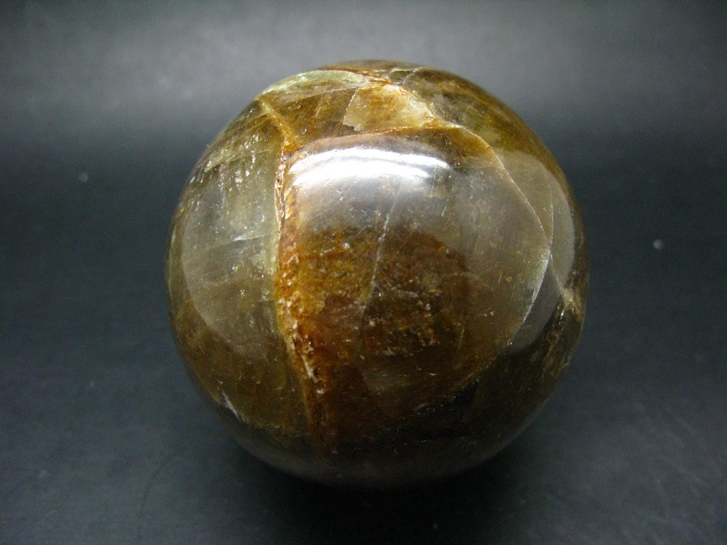 Rare Golden Herderite Ball Sphere from Brazil - 3.2" - 748 Grams