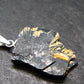 Large Hematite and Rutile Silver Pendant from Brazil - 1.0" - 3.28 Grams