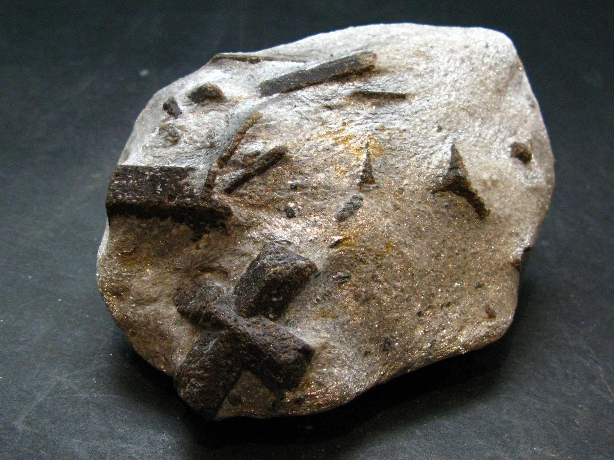 A Perfect Staurolite Crystal from Russia - 3.8" - 318.88 Grams