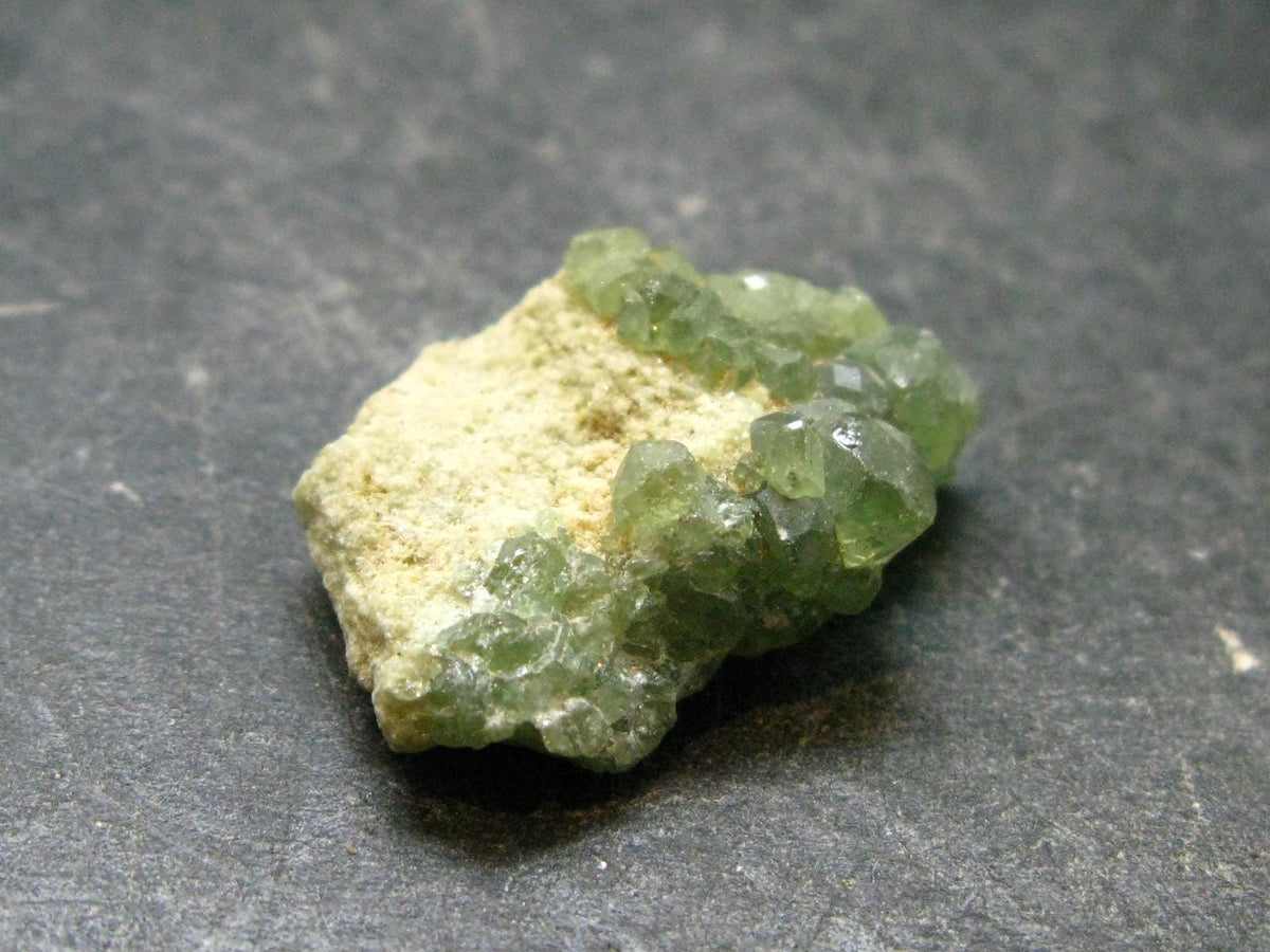 Rare Demantoid Garnet Cluster from Madagascar - 0.9" - 5.23 Grams