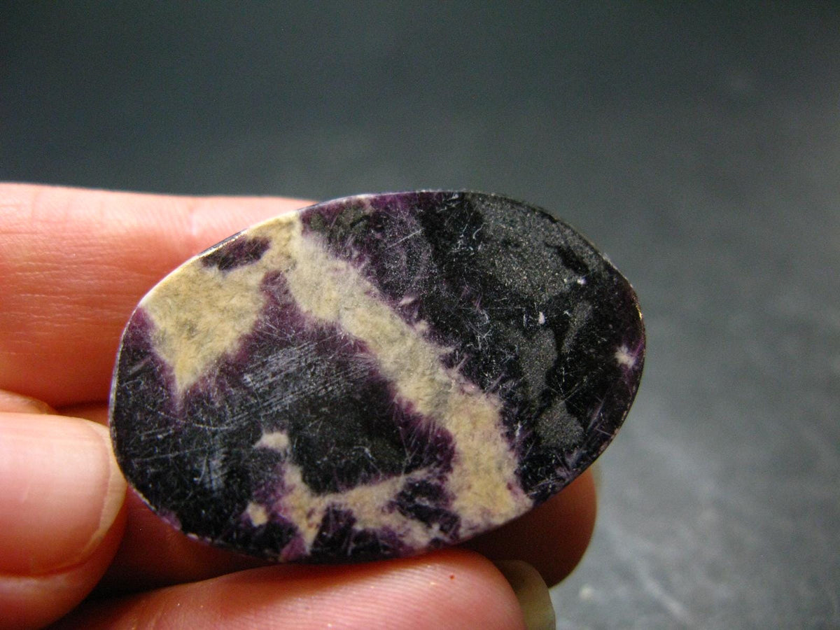 Very Rare Kammererite Chrome Clinochlore Cabochon from Turkey - 1.3" - 7.55 Grams