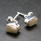 Phenakite Phenacite Sterling Silver Stud Earrings from Nigeria - 1.14 Gram