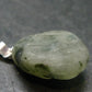 Phenakite Phenacite Tumbled Silver Pendant From Russia - 1.0" - 4.0 Grams