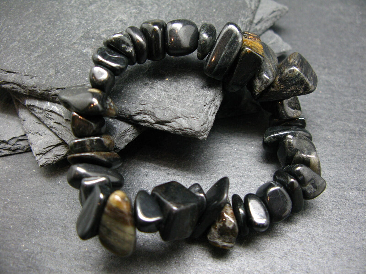 ISUA Stone Rock Genuine Bracelet from Greenland ~ 7 Inches ~ 15mm Tumbled Beads