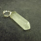 Gem Libyan Desert Glass Tektite Pendant Sterling Silver from Libya - 1.3" - 2.51 Grams