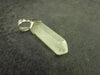 Gem Libyan Desert Glass Tektite Pendant Sterling Silver from Libya - 1.3" - 2.51 Grams