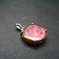 Rhodochrosite Sterling Silver Pendant From Alma Colorado - 0.9" - 3.20 Grams