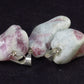 Set of 3 Natural Pink Tourmaline Rubellite Quartz Pendant From Brazil