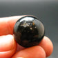Nuumite Nuummite Sphere Ball From Greenland - 0.8" - 13.28 Grams