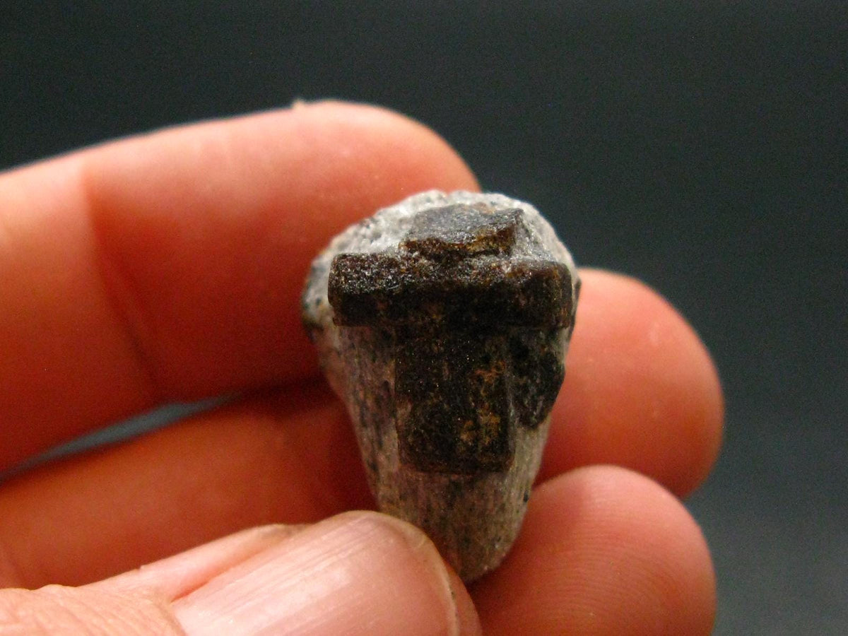 A Perfect Staurolite Crystal from Russia - 0.8" - 6.04 Grams