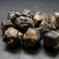 lot of 10 Black Melanite Andradite Garnet Crystals From Mali - 158.05 Grams