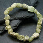 Brazilianite Genuine Bracelet ~ 7 Inches ~ 12mm Crystal Beads