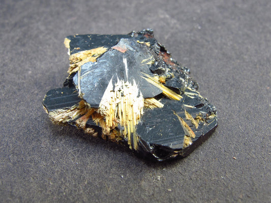 Large Hematite and Rutile Cluster from Brazil - 1.2" - 11.2 Grams
