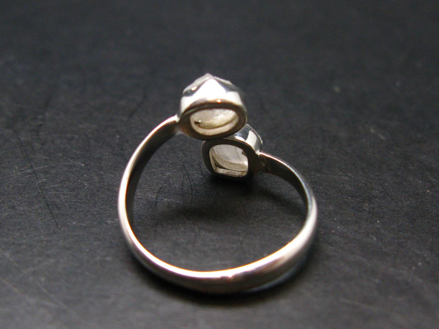 Natrolite Silver Ring From Russia - 2.2 Grams - Size 7
