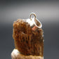 Rare Enstatite Crystal 925 Silver Pendant From Tanzania - 0.8" - 1.87 Grams