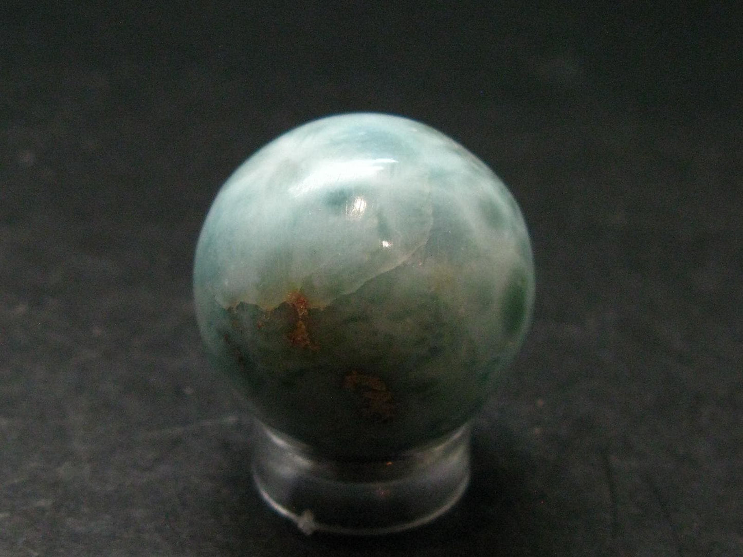 Larimar Sphere From Dominican Republic - 0.9" - 19.09 Grams