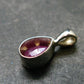Ruby Crystal Silver Pendant from Africa - 0.5" - 0.69 Grams