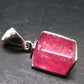 Rhodochrosite Sterling Silver Pendant From Alma Colorado - 0.9" - 3.18 Grams