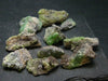 Rare Lot of 10 Smithsonite Clusters From Namibia - 67.38 Grams