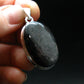 Tumbled Hypersthene Silver Plated Pendant From Canada - 1.6" - 10.01 Grams