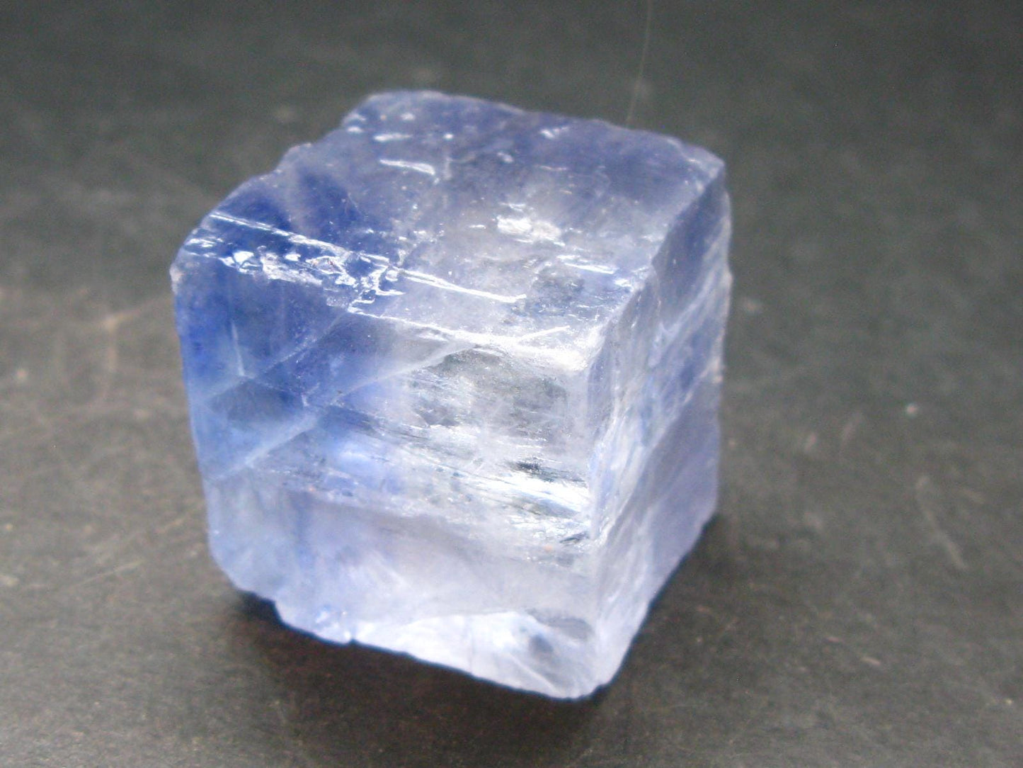 Blue Halite Crystal From USA - 1.2" - 41.5 Grams