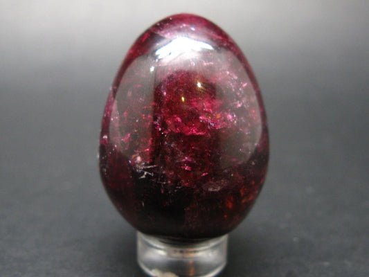 Red Tourmaline Rubellite Egg From Russia - 1.6" - 50.3 Grams