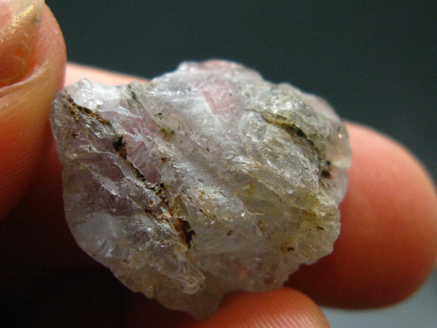 Rare Gray Herderite Crystal from Africa - 0.8" - 4.62 Grams