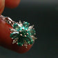 Emerald Silver Pendant W/Chain From Colombia - 3.05 Grams Total