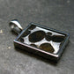 Brahin Meteorite Slice With Olivine Pallasite Pendant from Belarus - 1.1" - 2.95 Grams