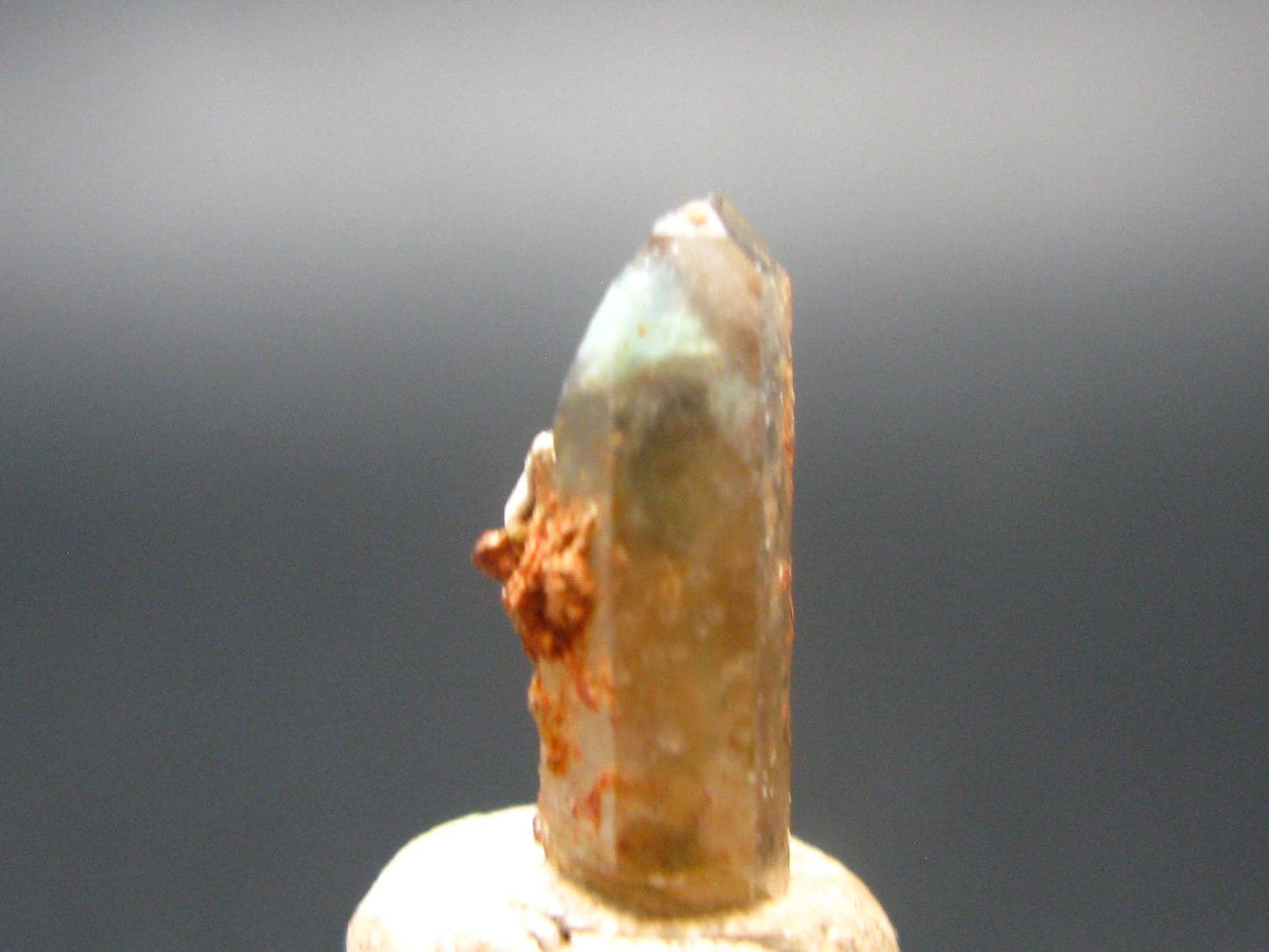 Ajoite In Quartz Crystal From South Africa - 0.6" - 0.70 Grams
