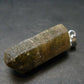 Green Apatite Crystal Silver Pendant From Portugal - 1.2" - 5.27 Grams