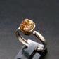 Green Herderite Silver Ring From Brazil - 2.0 Grams - Size 8