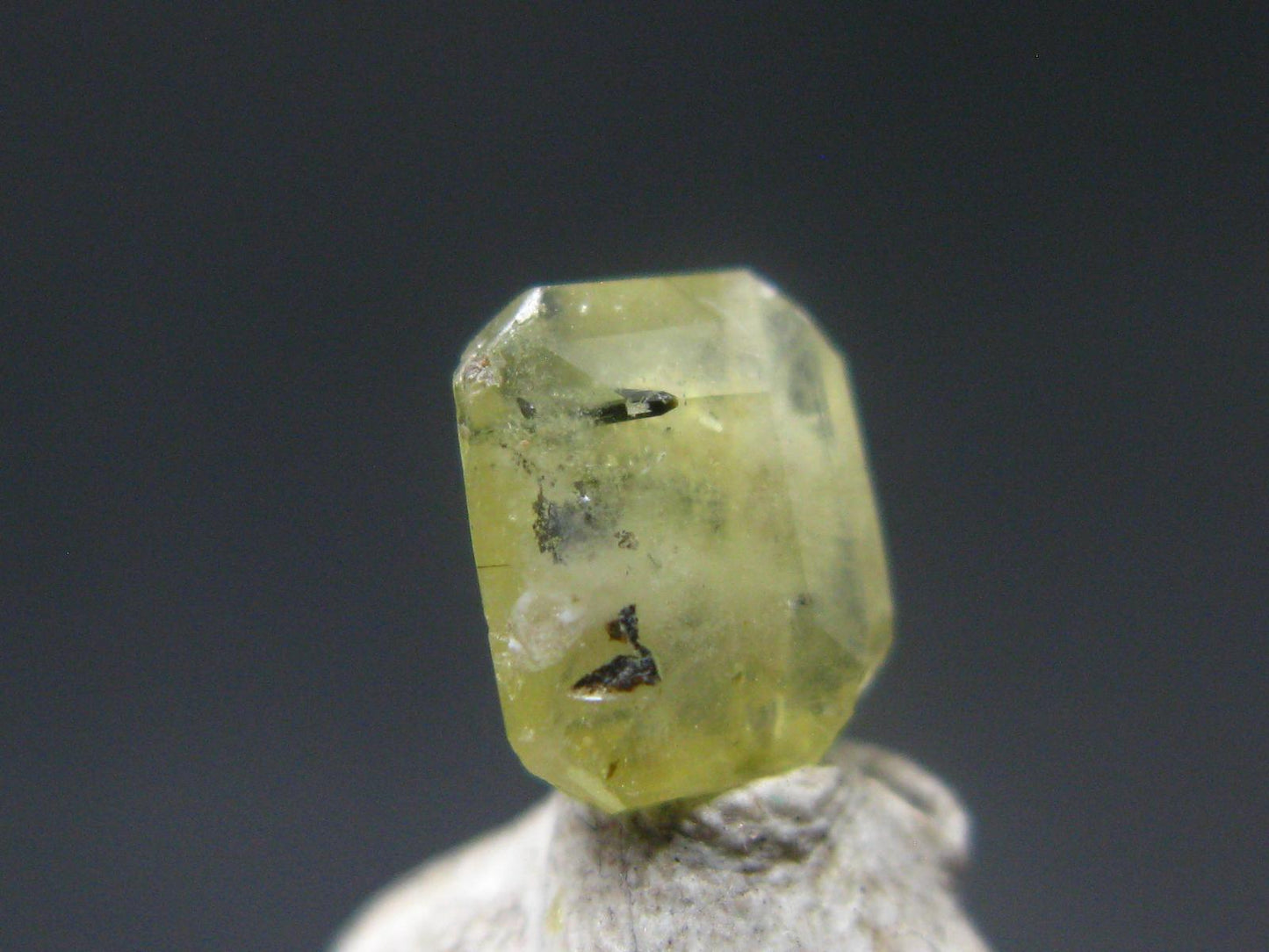 Rare Gem Leucophanite Cut Stone from Canada - 0.76 Carats