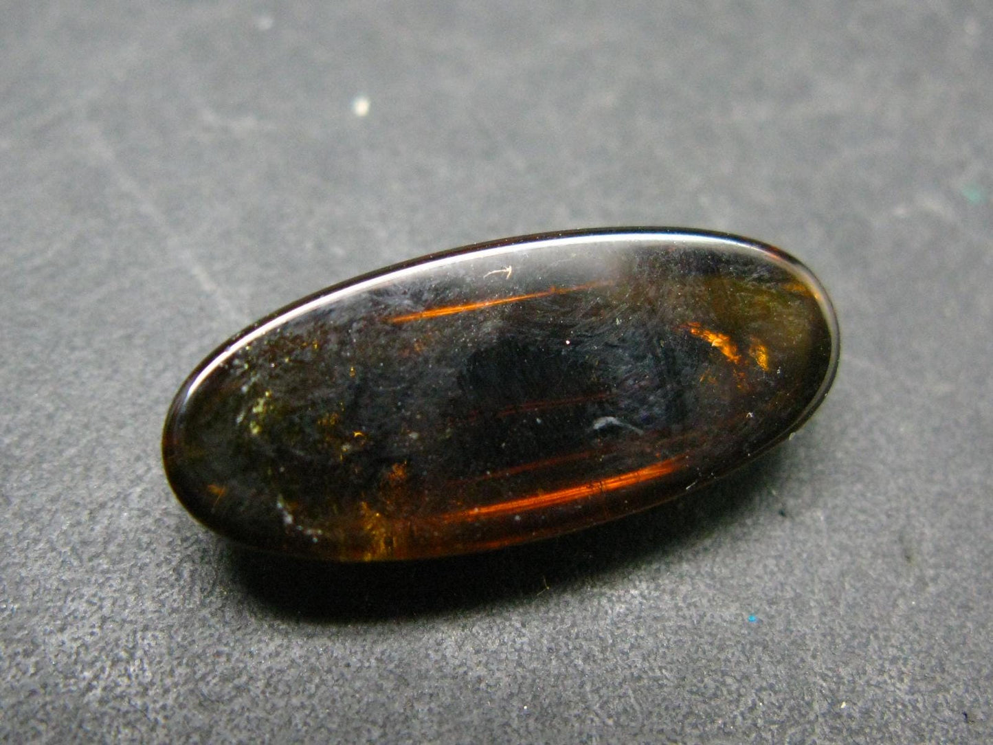 Green Tourmaline Cabochon From Brazil - 10.56 Carats - 22x9mm