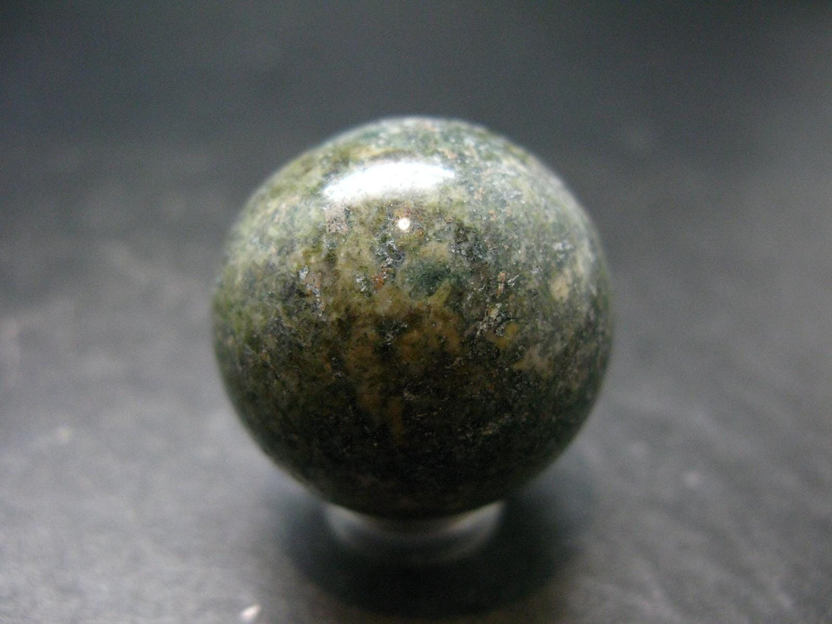 Rare Stonehenge Bluestone Sphere Ball From Wales UK - 1.2" - 41.54 Grams