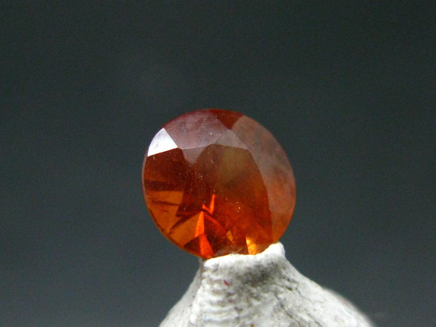 Hessonite Garnet Gem Cut Stone From Sri Lanka - 1.55 Carats