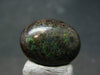 Fine Black Opal Cabochon from Australia - 0.8" - 2.06 Grams