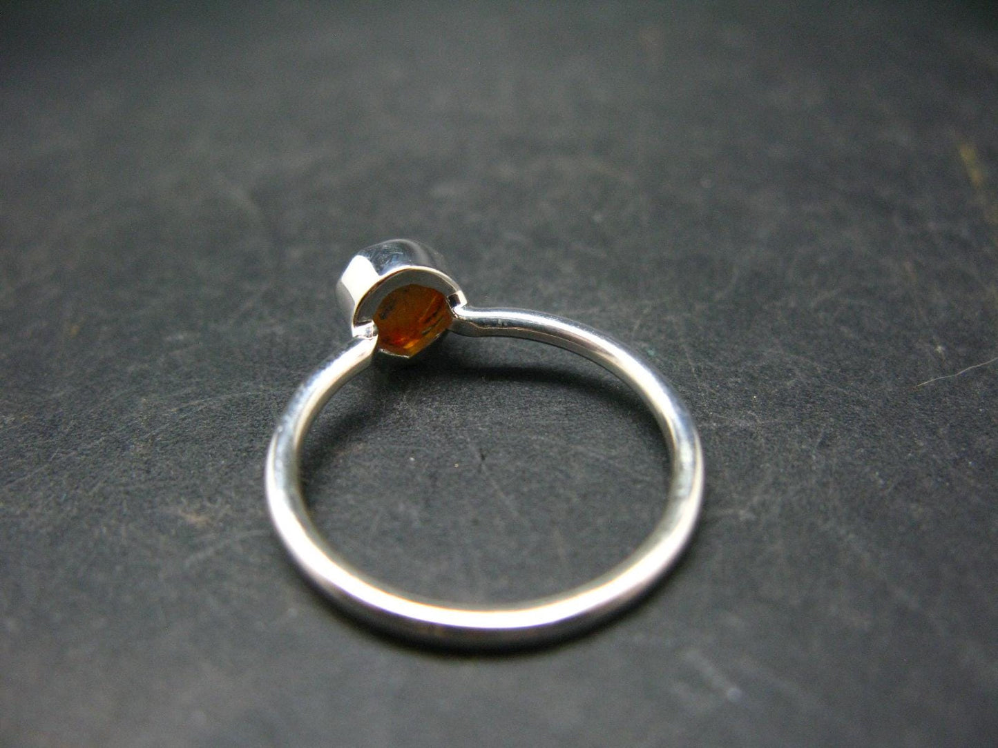 Sphalerite Silver Ring From Spain - Size 8 - 2.08 Grams