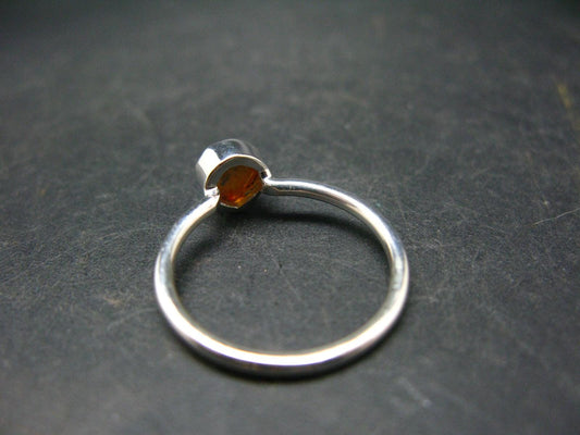 Sphalerite Silver Ring From Spain - Size 8 - 2.08 Grams
