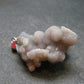 Purple Grape Agate Cluster Silver Pendant From Indonesia - 1.3"