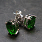 Helenite Gaia Stone Gem Sterling Silver Earrings From Washington - 2.4 Carats