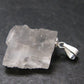 Clear Petalite Crystal Silver Pendant from Brazil - 0.9" - 2.23 Grams