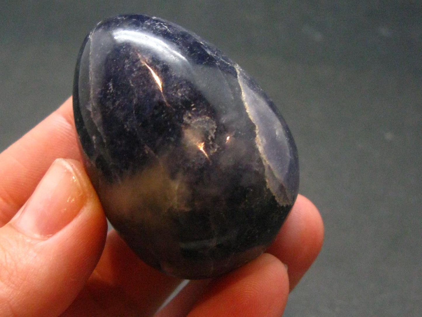 Iolite Cordierite Egg From Tanzania - 1.7"