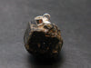 Sharp Black Melanite Andradite Garnet Silver Pendant From Mali - 0.9" - 9.5 Grams
