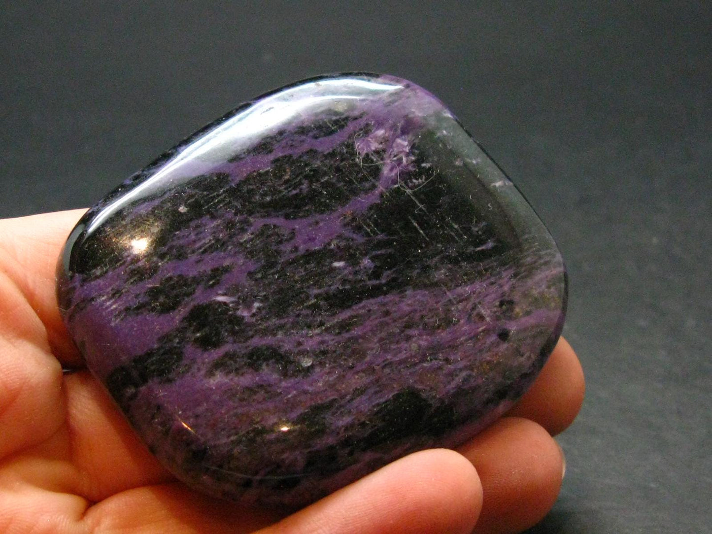 Tumbled Soap Charoite Piece From Russia - 2.2"