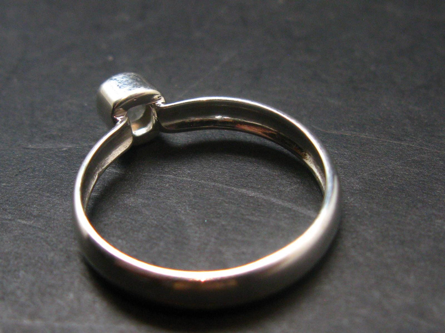 0.49 Carat Phenakite Phenacite Gem Sterling Silver Size 7 Ring from Russia - 1.70 Grams