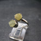 Rhodizite Rhodozite Silver Ring From Madagascar - Adjustable size - 2.51 Grams