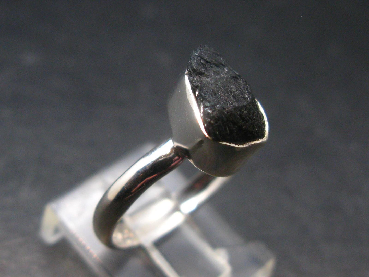 Alexandrite Crystal Silver Ring From Zimbabwe - Size 6 - 2.44 Grams