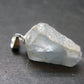 Natural Blue Celestite Celestine 925 Silver Pendant from Madagascar - 0.9" - 2.94 Grams